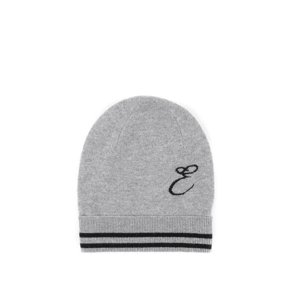 Crown of Edinburgh Cashmere Cashmere Beanie HatGrey Marl Women Grey Hats - Picture 1 of 6